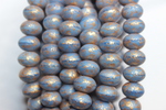 Donut 9x6 matte/gold rain