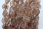 Flowers / shine / old Patina 13x5mm