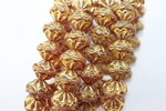 Saturn / shine / yellow 13x10mm