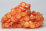 Flowers  shine / yellow 13x5mm