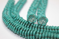 Flowers 12x4 mm matte/Old Patina