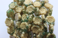 Flowers / Shine / Bronze  13x13mm
