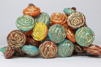 Rose 15mm shine / bronze / mix