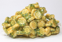 Flowers / shine / yellow 13x5mm