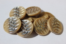 Butons 12 mm shine / silver