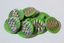 Butons 22 mm shine / silver