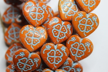 Heart 19x20mm shine / turquoise