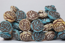 Rose 15mm shine / old pattina