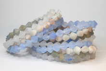 Bicone 7x8mm matte mix