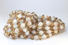 Bicone 7x6mm mix shine/matte